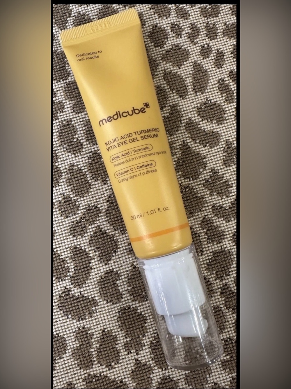 New Medicube Kojic Acid Turmeric Vita Eye Gel Serum~Full Size~30ml/1.01fl oz